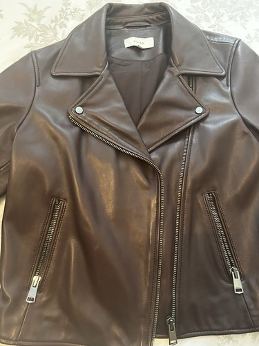 Reiss women leather jacket - reiss,