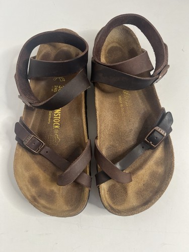 Birkenstock yara brown ankle - birkenstock,