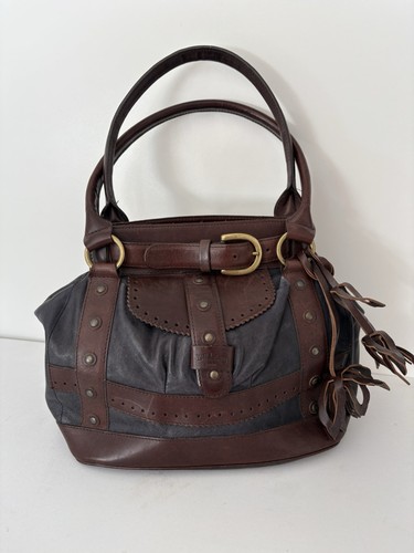 Bill amberg navy brown - amberg,