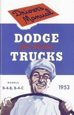 DODGE 1953 Truck Owner's
