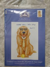 DMC - Counted Cross Stitch Kit - Golden Retriever  BK1575