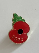 Red Poppy¹ Enamel Brooch /