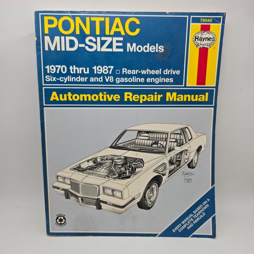 Pontiac lemans 1970 1987 shop - lemans, 1970-1987