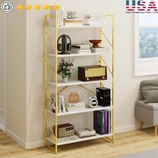 5-Tier Bookcase Ladder Shelf