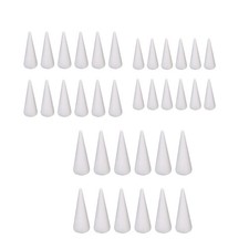 12 Pieces Craft Foam Cones