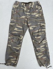 Army Military Cargo Trousers Elasticated Waist W30 L31 