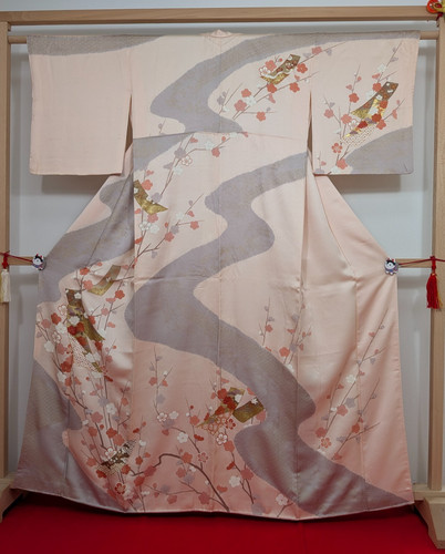 Vintage japanese kimono silk - vintage,