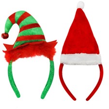 MINI ELF OR SANTA HAT HEADBAND