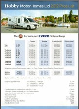 Hobby Motor Caravans Price