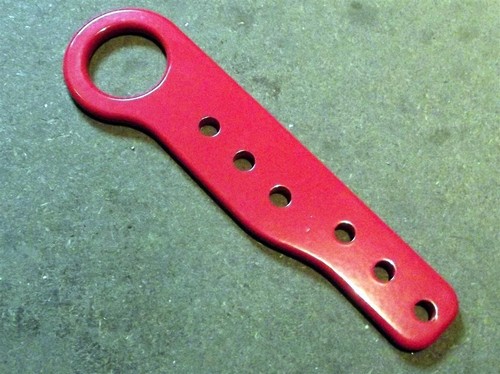 Powdercoated aluminium rear