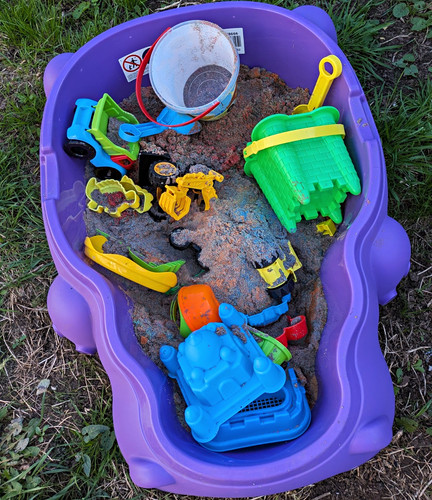 Purple hippo plastic kids - plastic,