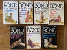 James Bond books x 7: Vintage