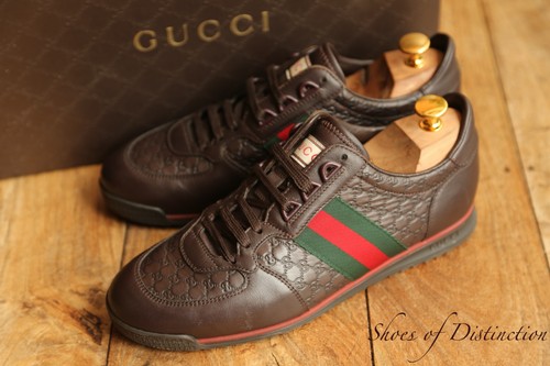 Gucci ace monogram brown - gucci, gg
