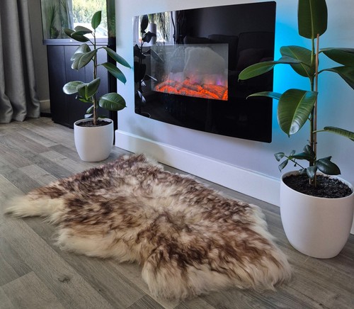 Real sheepskin rug - real, natural