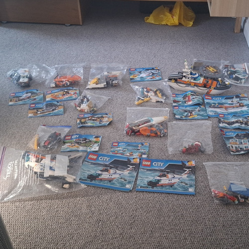 Massive lego city coast guard - city,
