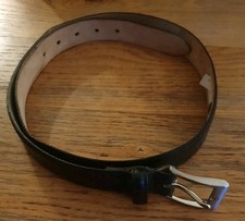 Men's REGENT Caviar B2563 English Leather Belt with Brass Buckle 36" Black