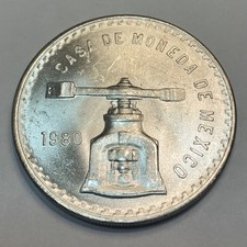 1980 Mexico 1 Onza Silver –
