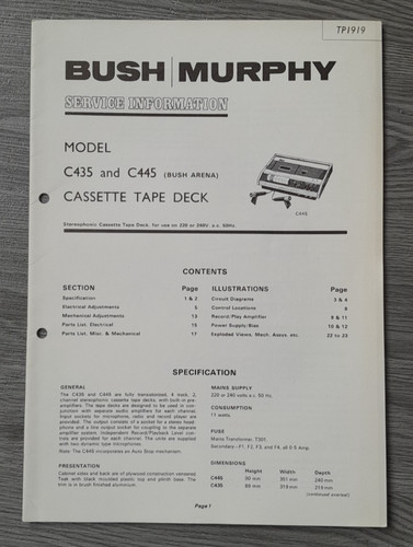 Bush murphy model - murphy,