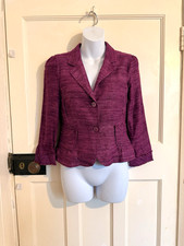 ZARA 100% Silk Bouclé Blazer
