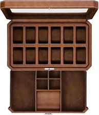 Watch Box with Valet Drawer