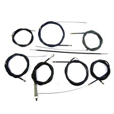 Lambretta GP DL Black Cable Kit Set - Indian Speedo