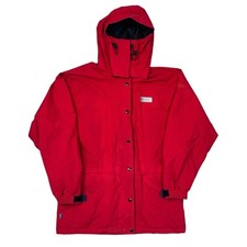 Karrimor Gore-Tex Jacket Waterproof Rain Hiking Walking Red Womens Medium Uk12