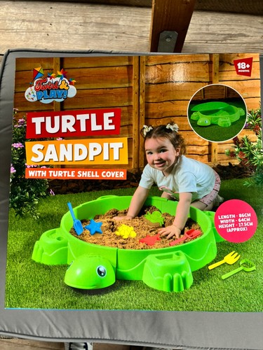 Turtle sandpit with - with,