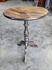 Ercol round tripod side end