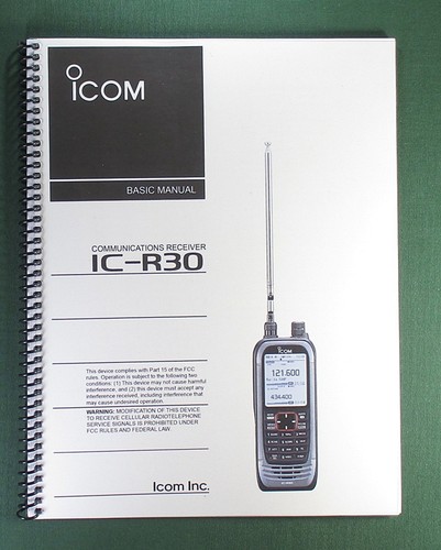 Icom r30 instruction - ic-r30,