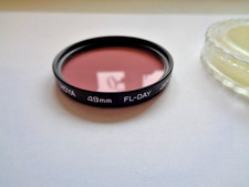HOYA 49mm FL-DAY Camera Lens with Case Vintage old stock NEW