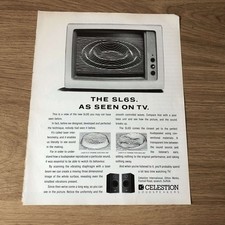 GRAM203 MAGAZINE ADVERT 11X8 CELESTION SL6S SPEAKERS