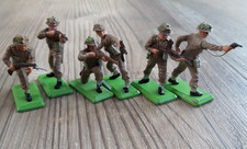 Britains Deetail Toy Soldiers WW2 British Infantry Set of 6