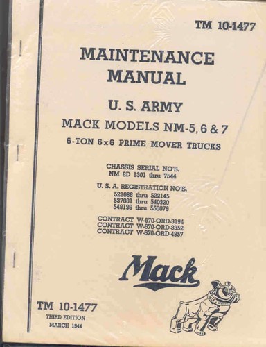 Prime mover mack ton - 6,