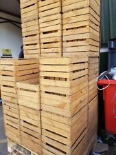 VINTAGE APPLE CRATES - JOB LOT OF 30 on a Pallet - IDEAL SHOP MARKET DISPLAY