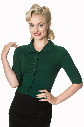 Dark green retro rockabilly - dark,