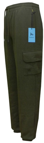 Mens elasticated joggers cargo - mens,