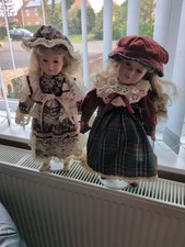 Leonardo Collection And A House Of Valentina Porcelain (Nicola) Dolls X 2. ,16"