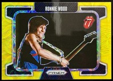 2024 The Rolling Stones Panini Ronnie Wood Yellow Scope Prizm 059/199 #59