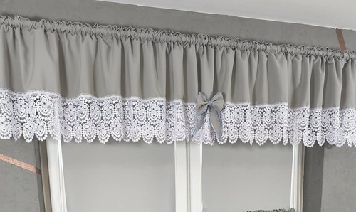 Small window grey valance x - grey,