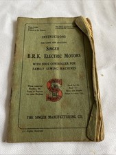 Singer BRK Electric Motors
