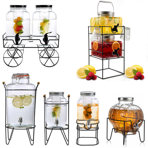 Glass vintage beverage - 4l/8l,