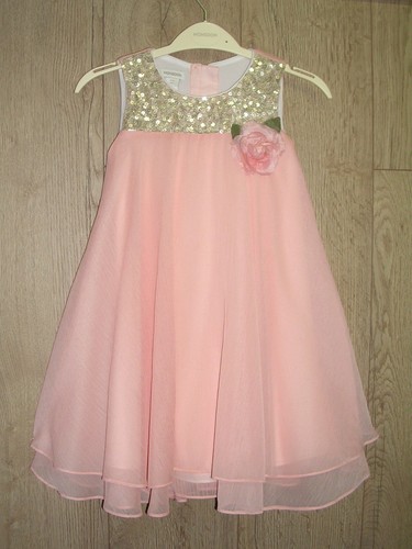 Monsoon girls pink chiffon - pink,