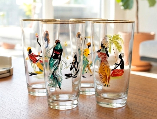 Vintage mid century highball - vintage,
