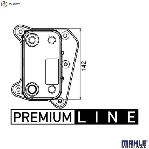 Oil cooler engine clc - oil, 38