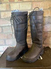 Brogini Longbridge Waterproof Kids Country Boot EU 35 Brown RRP £69.75