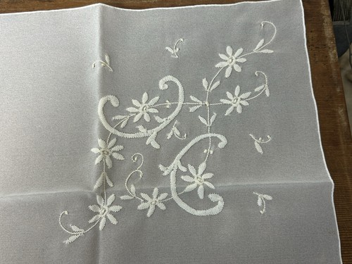 Vintage silk rayon scarf - or,