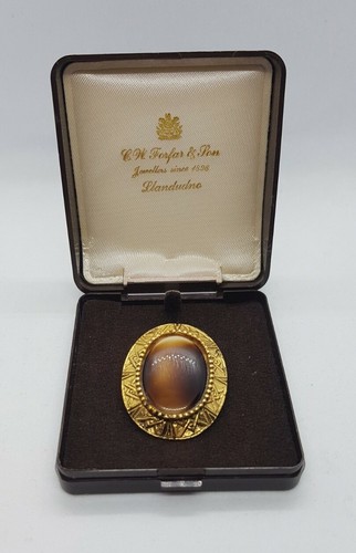 Vintage gold plated - , tiger