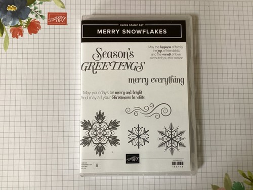 Stampin merry snowflakes - -,