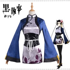 Ran Mao Cosplay Anime Black Butler Ranmao Costume Cheongsam Role Playing Clothes