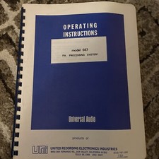 Urei electronics operating - electronics,